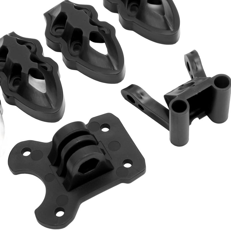 EVTSCAN RC FPV Quadcopter Motor Base Camera Antenna Mounting Kit Lightweight and Durable for Drone Frame 3D Printed (Black) - Image 3